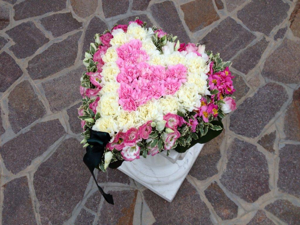 Cuore misto rosa