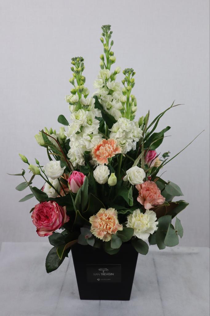 box bianca rosa small